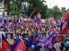 Cambodians and Foreigners Unite in a March for Peace as Border Fighting Continues