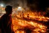 World AFP Burning effigy, bamboo crafts at once-a-decade Hong Kong festival