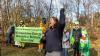 Protesters rally against Dominion Energy's Bristow transmission line proposal More than 200 residents gathered Saturday to protest Dominion Energy's proposed "Route 5/Blue Line."