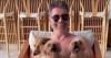 Simon Cowell poses up a storm in shirtless snaps on Barbados Christmas break with beloved pooches