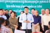 Cambodian Official Visits Families of Frontline Soldiers, Displaced Civilians
