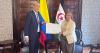 Mohamedali Alisalem presents copy of his credentials as ambassador extraordinary and plenipotentiary to Colombia