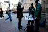 Can they swab your nose for $2? Scientists are collecting viral samples on Boston streets.