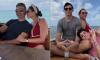 Lauren Silverman poses in red swimsuit alongside Simon Cowell as she shares sweet family holiday album from Barbados with sons Adam and Eric after hitting back at trolls