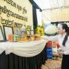 This handout from the official Facebook page of Cambodia's Prime Minister Hun Manet taken and released on December 24, 2025 shows the prime minister's wife Pich Chanmony attending a funeral in Takeo province of a soldier who died in recent clashes with…