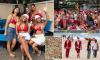 Jaw-dropping scenes as thousands of backpackers squeeze onto one of Australia's most famous beaches for Christmas Day celebrations