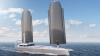 Uncrewed 78-foot cargo ship with folding wings to cross the Atlantic on wind power