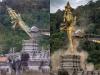 Grand statue of Deity Vishnu on the Thailand-Cambodia border demolished by Thai army