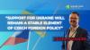 “Support for Ukraine will Remain a Stable Element of Czech Foreign Policy”