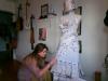 Meet the musician taking on the SFMTA, with a dress made of parking tickets