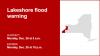 Lakeshore flood warning affecting Western New York Monday