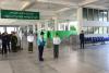 Acting President of the Republic of the Union of Myanmar and SSPC Chairman Senior General Min Aung Hlaing inspects Nay Pyi Taw Railway Station
