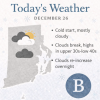 Rhode Island Weather for December 26, 2025 – a “B” Day!