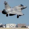 A Taiwanese air force Mirage 2000 fighter jet takes off from Hsinchu Air Base