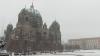 Snow covers Berlin as winter weather settles over the city