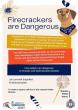 Police in firecrackers warning