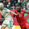 Ibrahim Maza (L) scores for Algeria in their win over Equatorial Guinea in Rabat