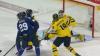 Finland gifted goal after Swedish defenceman knocks puck into own net
