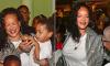 Rihanna and her sons mingle with locals as they attend a family birthday party in Barbados - four months after giving birth to her third child