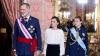 Proud parents! Princess Leonor of Spain beams as she joins King Felipe and Queen Letizia at Military Easter