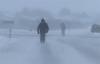 Heavy Snow And Blizzard Covered Minsk Region