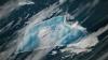 40-Year-Old Iceberg Turns Vivid Blue as It Approaches Total Disintegration