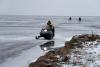 Latvian ice fishermen wander into Russia from Estonia