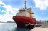 Tugboat-turned-yacht bound for Gibraltar docks in St George
