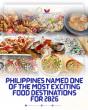 Philippines named one of the most exciting food destinations for 2026