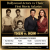 Bollywood Actors vs Their First Movie Salaries