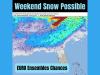 Weekend Snow Possible Across Mississippi, Alabama, Georgia, South Carolina, North Carolina, Tennessee and Northern Florida