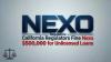 California Regulators Fine Nexo $500,000 for Unlicensed Loans