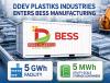 Ddev Plastiks Forays into BESS Manufacturing with 5 GWh Plant to be Commissioned by August 2026