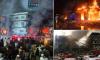 Firefighter and five civilians killed as huge fire sweeps through shopping mall in Karachi
