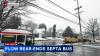 Snow plow crashes into SEPTA bus in Delaware County