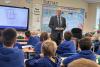 Barnham Primary School children debate social media ban with their MP