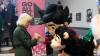 Camilla meets comic book characters during reading initiative launch