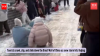 Viral: Tourists crawl, slip, and slide down the Great Wall of China as snow storm hits Beijing