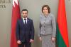 Chairperson of the Council of the Republic of Belarus meets Qatari Charge d’Affaires