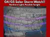 Rare G4–G5 Solar Storm Watch Brings Northern Lights Viewing Potential to Texas, Louisiana, Mississippi, Alabama, Georgia, Florida, and the Carolinas Tonight