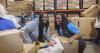 Kaiser Permanente employees volunteer at Clark County Food Bank on MLK Jr. Day