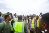 Agric Minister visits stalled Kpong Irrigation Scheme project