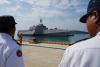 A US warship is making a friendship visit to a Cambodian naval base upgraded with China’s help
