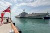 US warship visits Cambodian naval base