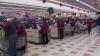 Customers flood Massachusetts supermarkets in preparation for Sunday's snowstorm