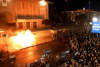 Protest in Tirana Turns Violent as Molotovs, Fireworks Thrown at Prime Minister’s Office