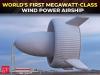 China's megawatt-class airborne wind power system, has completed its first flight