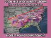Texas, Oklahoma, Arkansas, Mississippi, Tennessee, and the Mid-South Brace as 2,000-Mile-Wide Winter Storm Enters Most Dangerous Phase Tonight