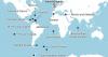 Maps of overseas territories run by 10 nations proves Britain still rules the waves - just