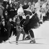 Austrian skier Toni Sailer won all three men's events at the 1956 Cortina d'Ampezzo Winter Olympics